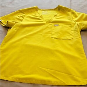 Figs women’s Bright yellow scrub set